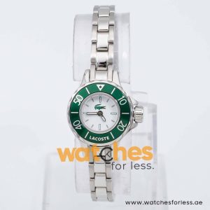 Lacoste Women’s Quartz Silver Stainless Steel White Dial 23mm Watch 20039314
