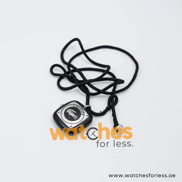 Lacoste Women’s Quartz Black Nylon Holder Strings White Dial 32mm Watch 2000400