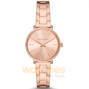 Michael Kors Women’s Quartz Rose Gold Stainless Steel Rose Gold Dial 32mm Watch MK1040