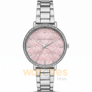 Michael Kors Women’s Quartz Silver Stainless Steel Pink Dial 38mm Watch MK4631 UAE DUBAI AJMAN SHARJAH ABU DHABI RAS AL KHAIMA UMM UL QUWAIN ALAIN FUJAIRAH