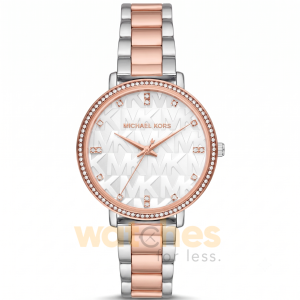Michael Kors Women’s Quartz Two Tone Stainless Steel White Dial 38mm Watch MK4667