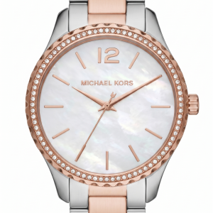 Michael Kors Women’s Quartz Two Tone Stainless Steel White Dial 38mm Watch MK4667 UAE DUBAI AJMAN SHARJAH ABU DHABI RAS AL KHAIMA UMM UL QUWAIN ALAIN FUJAIRAH