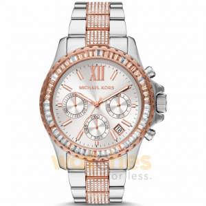 Michael Kors Women’s Quartz Two Tone Stainless Steel White Dial 42mm Watch MK6975 UAE DUBAI AJMAN SHARJAH ABU DHABI RAS AL KHAIMA UMM UL QUWAIN ALAIN FUJAIRAH