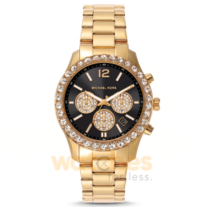 Michael Kors Women’s Quartz Gold Stainless Steel Black Dial 40mm Watch MK7414 UAE DUBAI AJMAN SHARJAH ABU DHABI RAS AL KHAIMA UMM UL QUWAIN ALAIN FUJAIRAH
