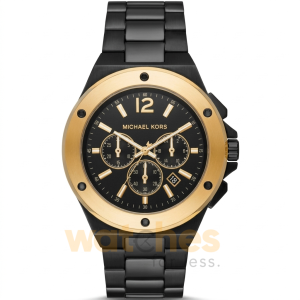 Michael Kors Men’s Quartz Black Stainless Steel Black Dial 45mm Watch MK8941