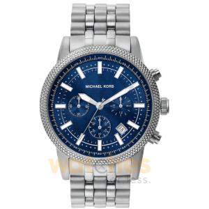 Michael Kors Men’s Quartz Silver Stainless Steel Blue Dial 43mm Watch MK8952