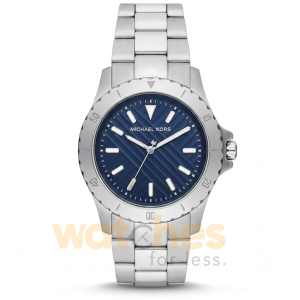 Michael Kors Men’s Quartz Silver Stainless Steel Blue Dial 40mm Watch MK9079