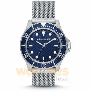 Michael Kors Men’s Quartz Silver Stainless Steel Blue Dial 43mm Watch MK9082 UAE DUBAI AJMAN SHARJAH ABU DHABI RAS AL KHAIMA UMM UL QUWAIN ALAIN FUJAIRAH