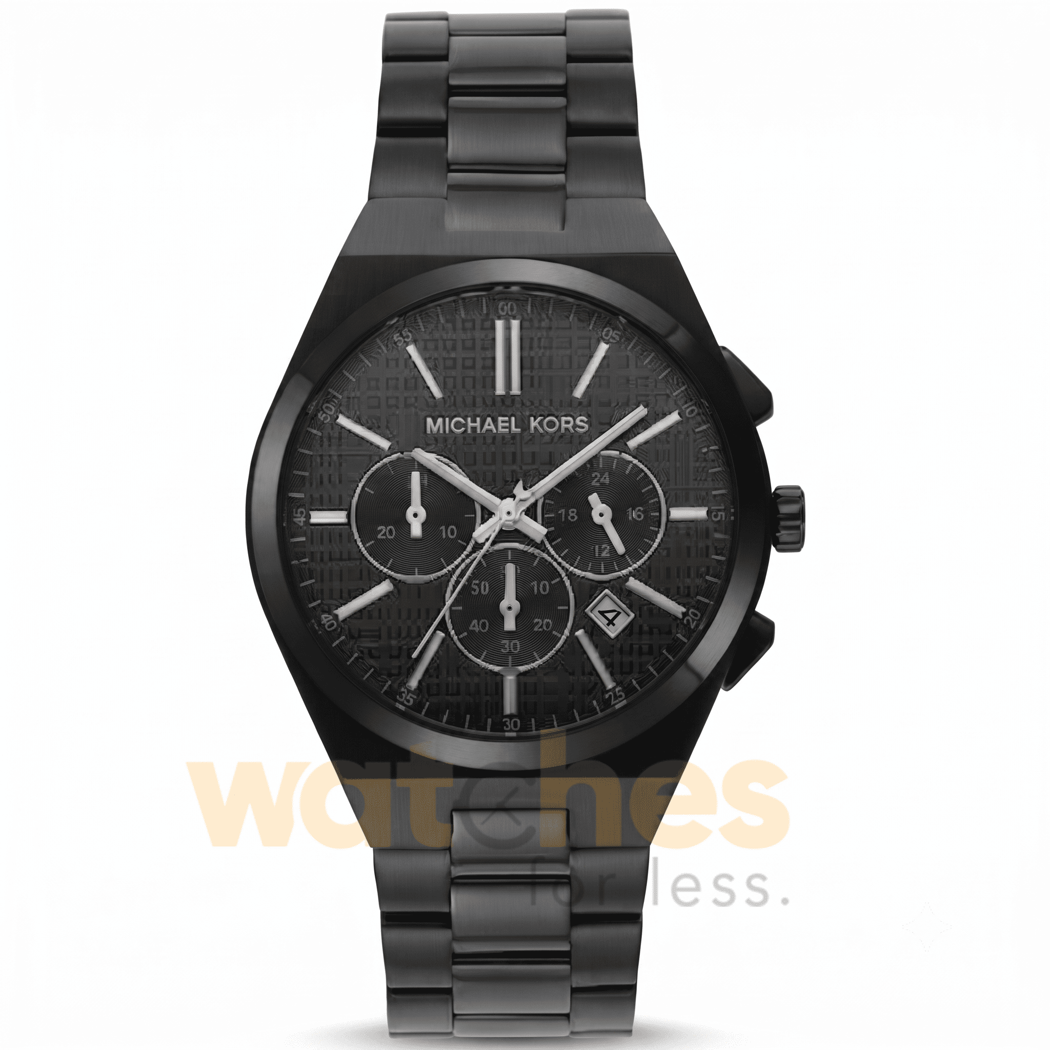 Michael Kors Men’s Quartz Black Stainless Steel Black Dial 40mm Watch MK9146