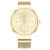 Tommy Hilfiger Women’s Quartz Gold Stainless Steel Gold Dial 40mm Watch 1782539 UAE DUBAI AJMAN SHARJAH ABU DHABI RAS AL KHAIMA UMM UL QUWAIN ALAIN FUJAIRAH