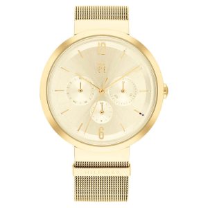 Tommy Hilfiger Women’s Quartz Gold Stainless Steel Gold Dial 40mm Watch 1782539