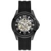 Guess Men’s Automatic Black Silicone Strap Black Dial 44mm Watch W1178G2 UAE DUBAI AJMAN SHARJAH ABU DHABI RAS AL KHAIMA UMM UL QUWAIN ALAIN FUJAIRAH