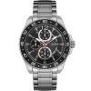 Guess Men’s Quartz Silver Stainless Steel Black Dial 46mm Watch W0797G2