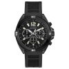 Guess Men’s Quartz Black Silicone Strap Black Dial 44mm Watch W1168G2 UAE DUBAI AJMAN SHARJAH ABU DHABI RAS AL KHAIMA UMM UL QUWAIN ALAIN FUJAIRAH