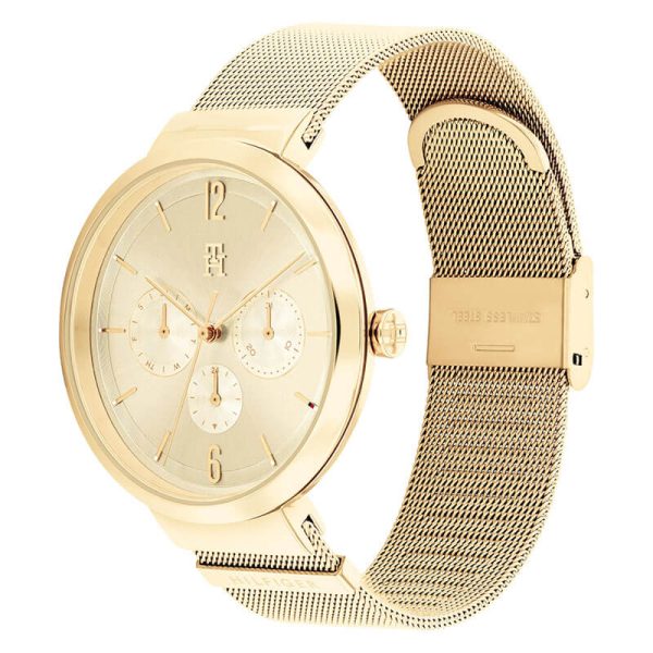 Tommy Hilfiger Women’s Quartz Gold Stainless Steel Gold Dial 40mm Watch 1782539 UAE DUBAI AJMAN SHARJAH ABU DHABI RAS AL KHAIMA UMM UL QUWAIN ALAIN FUJAIRAH