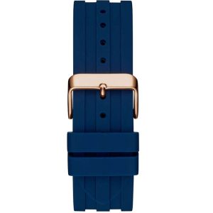 Guess Men’s Automatic Blue Silicone Strap Blue Dial 44mm Watch W1178G3