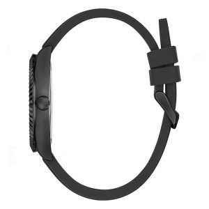 Guess Men’s Quartz Black Silicone Strap Black Dial 42mm Watch GW0335G1