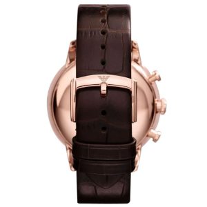 Emporio Armani Men’s Quartz Brown Leather Strap Brown Dial 45mm Watch AR1616 UAE DUBAI AJMAN SHARJAH ABU DHABI RAS AL KHAIMA UMM UL QUWAIN ALAIN FUJAIRAH