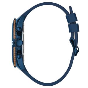 Guess Men’s Quartz Blue Silicone Strap Blue Dial 45mm Watch W1168G4