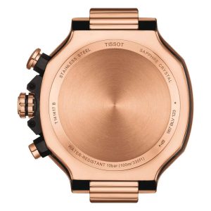TISSOT T-Race Men’s Quartz Swiss Made Black Silicone Strap Black Dial 45mm Watch T141.417.37.051.00
