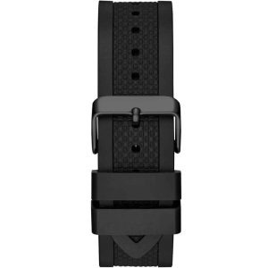 Guess Men’s Quartz Black Silicone Strap Black Dial 44mm Watch W1168G2 UAE DUBAI AJMAN SHARJAH ABU DHABI RAS AL KHAIMA UMM UL QUWAIN ALAIN FUJAIRAH