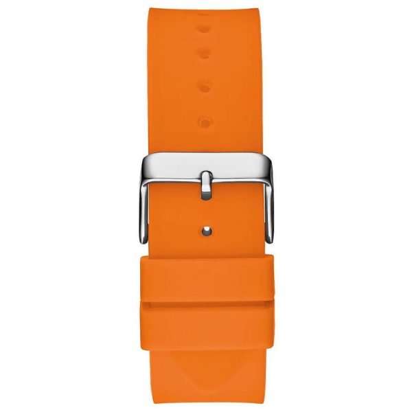 Guess Men’s Quartz Orange Silicone Strap Navy Blue Dial 42mm Watch GW0203G10 UAE DUBAI AJMAN SHARJAH ABU DHABI RAS AL KHAIMA UMM UL QUWAIN ALAIN FUJAIRAH