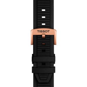 TISSOT T-Race Men’s Quartz Swiss Made Black Silicone Strap Black Dial 45mm Watch T141.417.37.051.00