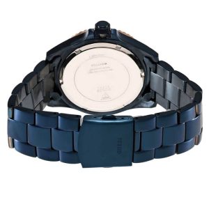 Guess Men’s Quartz Blue Stainless Steel Blue Dial 44mm Watch W0172G6