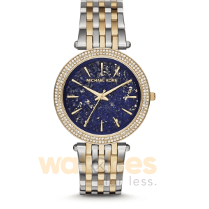 Michael Kors Women’s Quartz Two Tone Stainless Steel Blue Dial 39mm Watch MK3401
