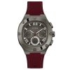 Guess Men’s Quartz Red Silicone Strap Grey Dial 42mm Watch GW0571G4