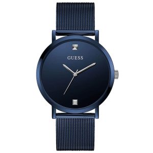 Guess Men’s Quartz Blue Stainless Steel Blue Dial 44mm Watch GW0248G4