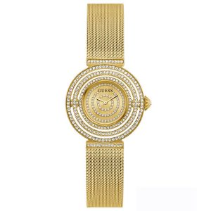 Guess Women’s Quartz Gold Stainless Steel Gold Dial 32mm Watch GW0550L2