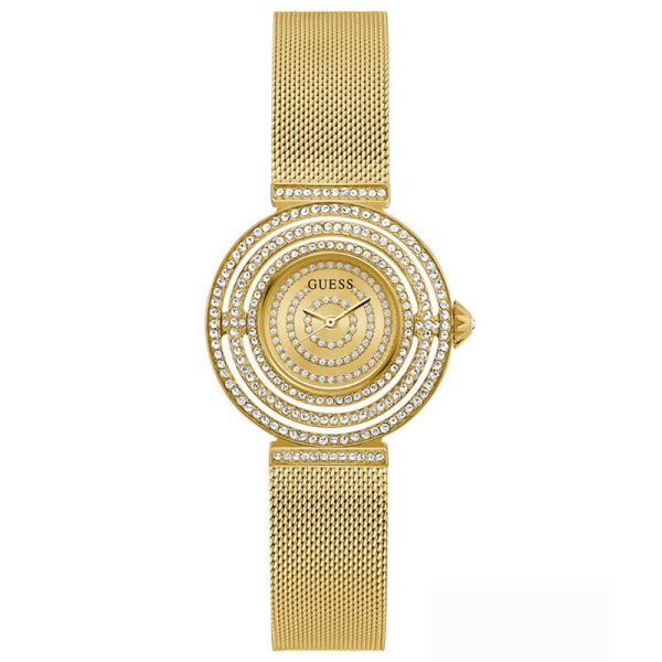 Guess Women’s Quartz Gold Stainless Steel Gold Dial 32mm Watch GW0550L2 UAE DUBAI AJMAN SHARJAH ABU DHABI RAS AL KHAIMA UMM UL QUWAIN ALAIN FUJAIRAH