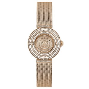Guess Women’s Quartz Rose Gold Stainless Steel Rose Gold Dial 32mm Watch GW0550L3