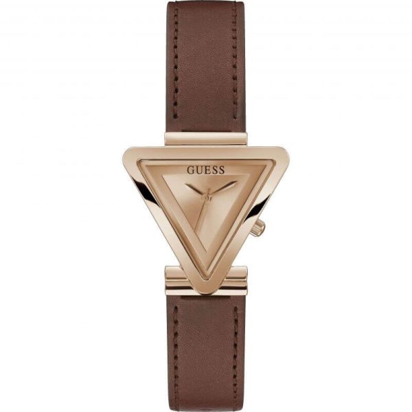 Guess Women’s Quartz Brown Leather Strap Rose Gold Dial 30mm Watch GW0548L2 UAE DUBAI AJMAN SHARJAH ABU DHABI RAS AL KHAIMA UMM UL QUWAIN ALAIN FUJAIRAH