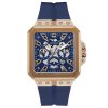 Guess Men’s Quartz Blue Silicone Strap Blue Dial 42mm Watch GW0637G3