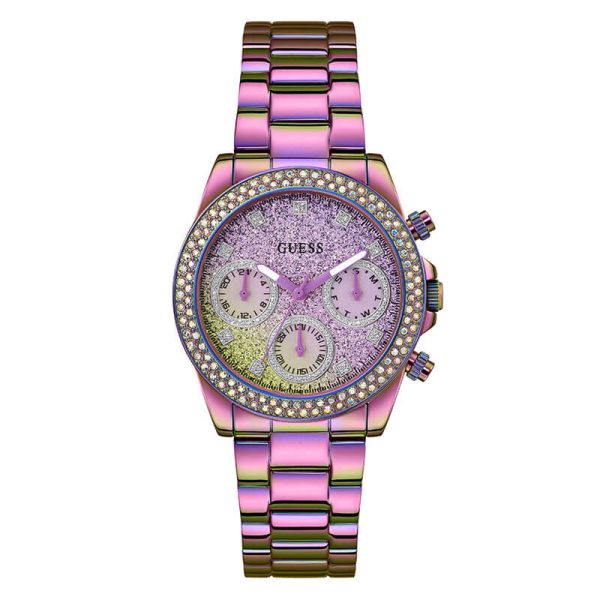 Guess Women’s Quartz Multi Color Stainless Steel Multi Color Dial 38mm Watch GW0483L5 UAE DUBAI AJMAN SHARJAH ABU DHABI RAS AL KHAIMA UMM UL QUWAIN ALAIN FUJAIRAH