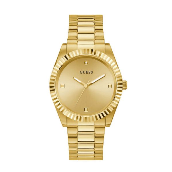 Guess Men’s Quartz Gold Stainless Steel Gold Dial 42mm Watch GW0542G2 UAE DUBAI AJMAN SHARJAH ABU DHABI RAS AL KHAIMA UMM UL QUWAIN ALAIN FUJAIRAH