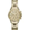 Armani Exchange Women’s Quartz Gold Stainless Steel Gold Dial 36mm Watch AX4327