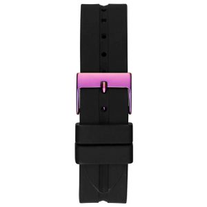 Guess Women’s Quartz Black Silicone Strap Black Dial 34mm Watch GW0618L3
