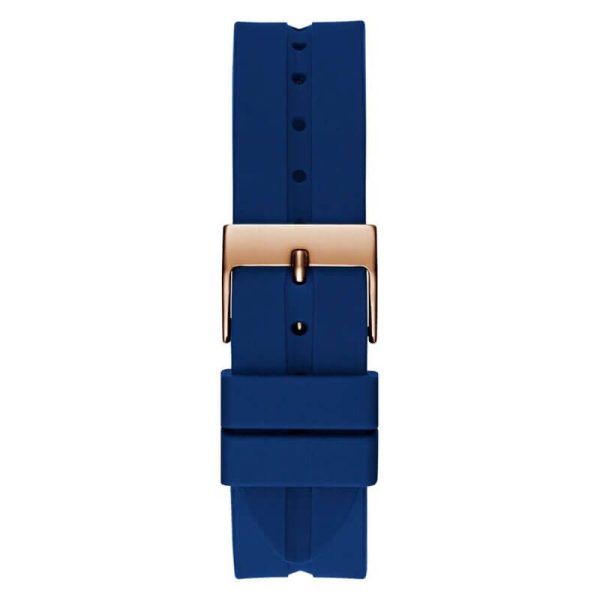 Guess Women’s Quartz Blue Silicone Strap Blue Dial 34mm Watch GW0618L2