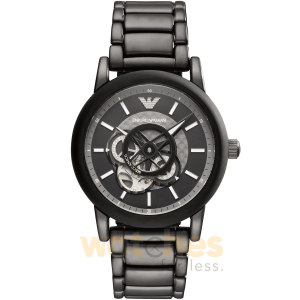 Emporio Armani Men’s Automatic Grey Stainless Steel Black Dial 43mm Watch AR60010 UAE DUBAI AJMAN SHARJAH ABU DHABI RAS AL KHAIMA UMM UL QUWAIN ALAIN FUJAIRAH