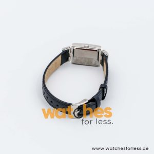 Lorus by Seiko Women’s Quartz Black Leather Strap Black & Silver Dial 20mm Watch Y120X049