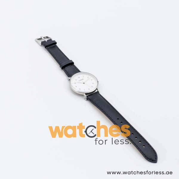 Lorus by Seiko Women’s Quartz Black Leather Strap White Dial 32mm Watch RH803CX9