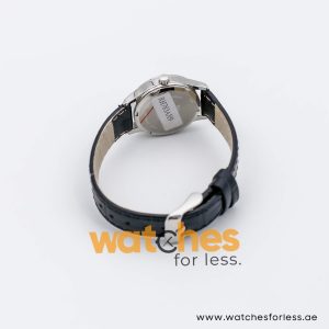 Lorus by Seiko Women’s Quartz Black Leather Strap White Dial 27mm Watch RH783AX9