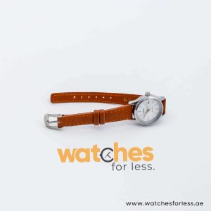 Lorus by Seiko Women’s Quartz Brown Leather Strap Silver Dial 27mm Watch RH785AX9