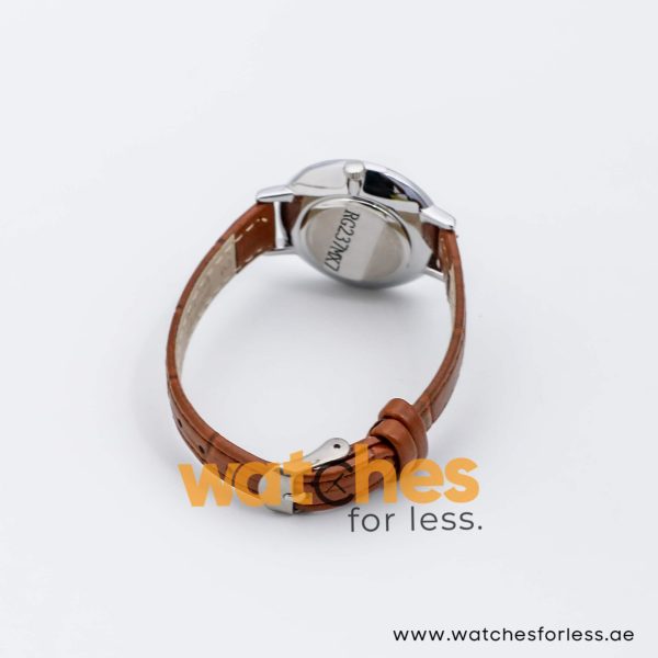 Lorus by Seiko Women’s Quartz Brown Leather Strap Silver Dial 32mm Watch RG237MX7