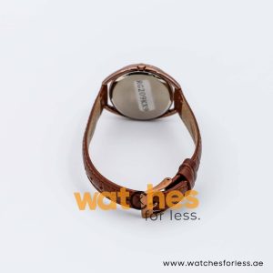 Lorus by Seiko Women’s Quartz Brown Leather Strap Brown Dial 33mm Watch RG209KX9