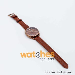 Lorus by Seiko Women’s Quartz Brown Leather Strap Brown Dial 33mm Watch RG209KX9