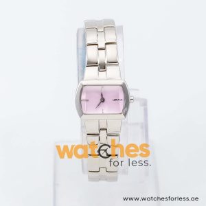 Lorus by Seiko Women’s Quartz Silver Stainless Steel Pink Dial 23mm Watch RRW73AX9